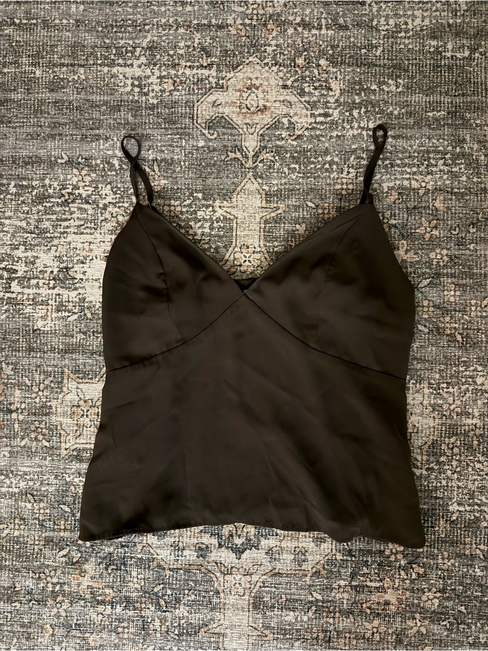 Abercrombie & Fitch Brown V-Neck Cami